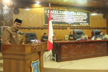 Wabup Amir Sakib Tanggapi Pemandangan Tujuh Fraksi Dprd Tanjab Barat