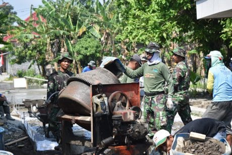 Kedatangan Satgas TMMD memberikan Banyak Manfaat Bagi warga