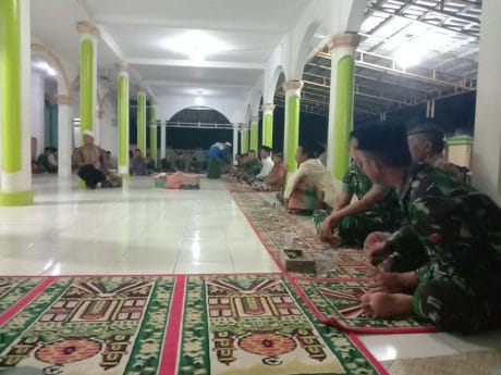 Dipengajian Warga, Satgas TMMD 105 Kronjo Diganjar Ucapan Terima Kasih