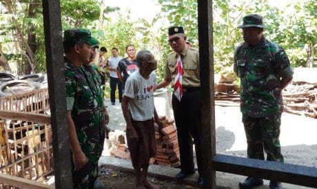 Dalam kunjungannya ke lokasi TMMD Kalikondang