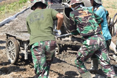 Satgas TMMD Reg 105 Kodim Demak Optimis Selesaikan Semua Target Sasaran Tepat Waktu