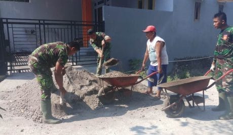 Bakal Jadi Sejarah, Angkong Di TMMD Kalikondang