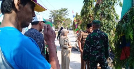 Termui Warga, Dandim Demak Minta Dukungan Warga di TMMD Maksimal