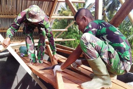 MAKIN MENDEKATI PURNA TUGAS, MAKIN GENCAR SATGAS TMMD KE-105 BEKERJA