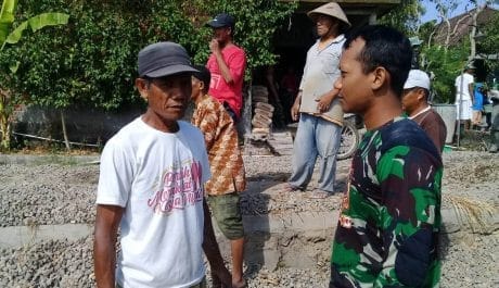 ”Kami Akan Bantu TNI Hingga TMMD Selesai”