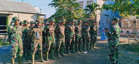 Danki Satgas Ambil Apel