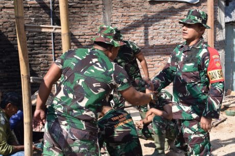 Pastikan Kemajuan Bedah Rumah Dandim Demak Tinjau Lokasi TMMD