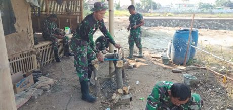 Warga Kagum Dengan Keahlian Satgas TMMD 105 Kodim 0510/Trs