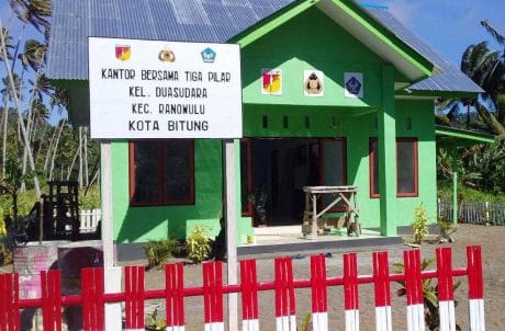 PEMBANGUNAN FISIK DAN NON FISIK DI PROGRAM TMMD KE-105 KODIM 1310/BITUNG 100 % RAMPUNG