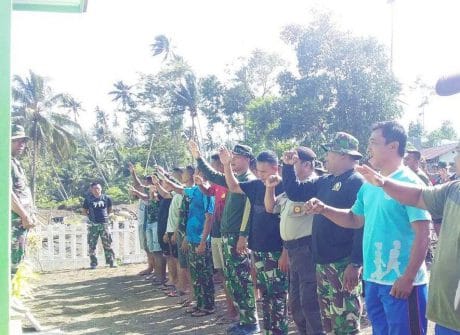 WALAU TIDAK MASUK PROGRAM SASARAN FISIK TMMD, SATGAS TETAP PEDULI DAN MEMBANTU