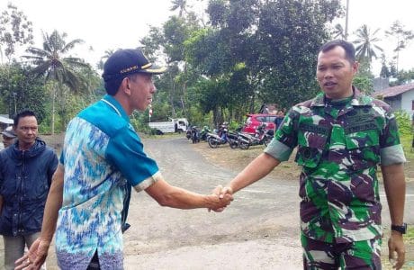 DANSATGAS TMMD JALIN KERJASAMA DENGAN PERANGKAT KELURAHAN
