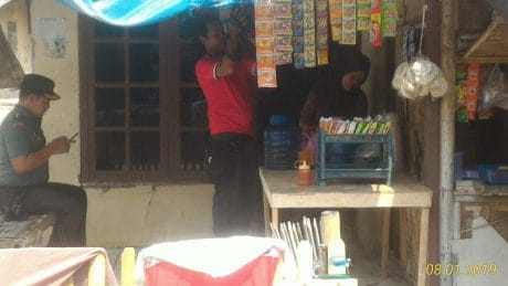 TMMD Kodim Tigaraksa Membawa Berkah Bagi Warung Kecil