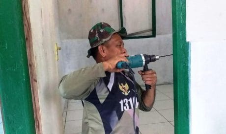 RATA-RATA PENGERJAAN SASARAN FISIK TMMD KE-105 KODIM 1310/BITUNG SUDAH 97%