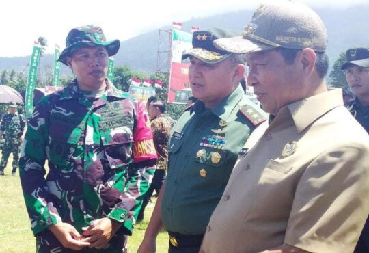 Pelaksanaan TMMD ini merupakan bukti kepedulian dari segenap unsur TNI