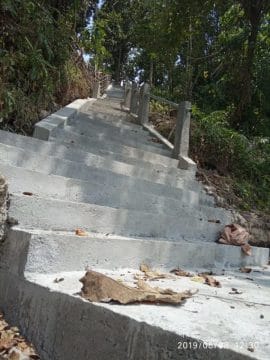 Desa Tanjung Agung Lengkiti Realisasikan  Pembangunan Tangga Pemandian dan 5 Sumur Bor