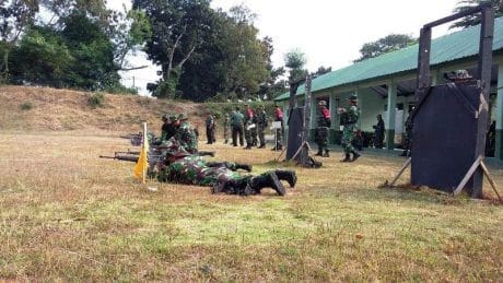 Prajurit Brebes Pelihara Kemampuan Dasarnya sebagai Pasukan Darat