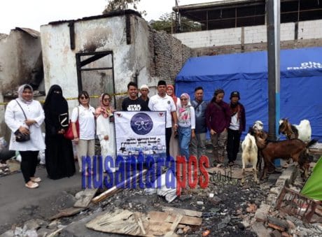 MPI Millenial Berqurban di Lokasi Musibah Kebakaran Mangga Dua Selatan