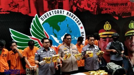 Diintai 1,5 Bulan, Tujuh Bandar Sabu Jaringan Malaysia Berhasil Dibekuk
