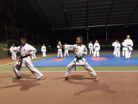 Persiapan Penutupan TMMD, Kumite Tampilkan Teknik Unik