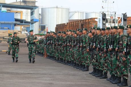 Prajurit Yonif Mekanis Raider 412 Kostrad Purna Tugas di Kab. Puncak Jaya, Kembali Lagi Bersama Keluarga