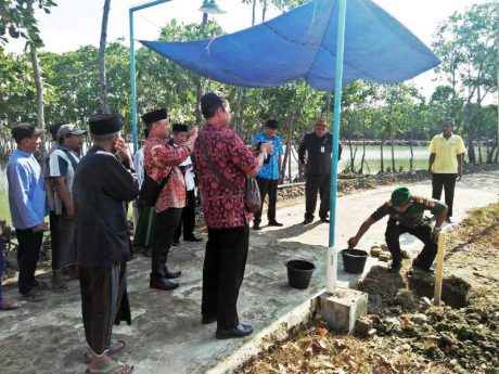 Peletakan Batu Pertama Pembangunan Makam Keramat di Kota Bawang Brebes, Syekh Junaedi