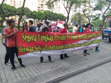 Kapak Telkom Desak KPK Tetapkan TBIG Tersangka