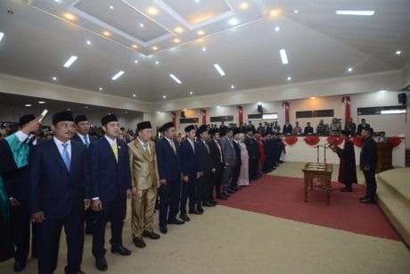 Pelantikan Anggota Dewan 2019-2024, Safrial : Ekskutif dan Legislatif Harus Bersinergi