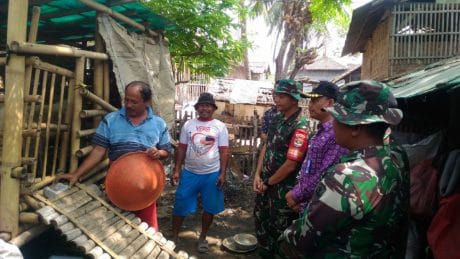 Dansatgas Beri Pencerahan Soal Kebersihan Peternakan Kambing