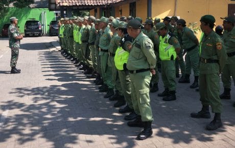 Wariskan Ilmu Kedisiplinan, Satgas TMMD Getol latih Linmas