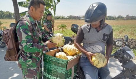 Pedagang Blewah Merasa Kehilangan Namun Tetap Ucapkan Terimakasih