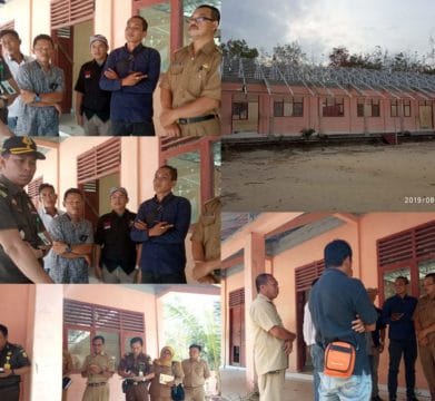 Diduga Terjadi Penyimpangan, Atap SMPN 41 OKU Akan Direhab