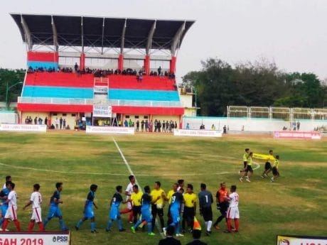 Pertandingan Persab Brebes dan Persebi Boyolali Usung Ajakan Anti Rasisme Papua