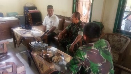 Danramil dan Kepala Desa Cilibang Matangkan Kegiatan TMMD 106