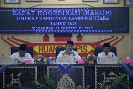 Buka Rakor, Bupati Lampura Nilai Masih Banyak Kadis yang Ego