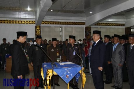 80 Pejabat Eselon Dilantik, Ini Kata Bupati Agung