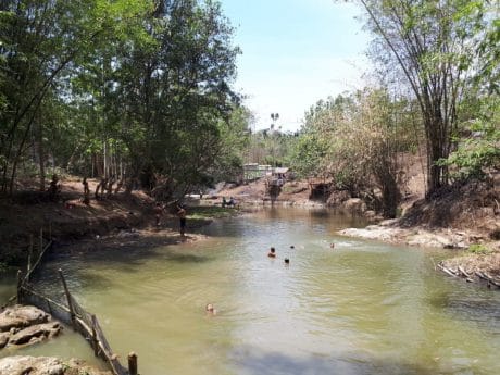 Destinasi Wisata Pemancingan Diperlebar Pada TMMD 106 Kodim Cilacap