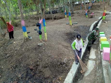 Wow, Destinasi Wisata Pemancingan Siap Digunakan di Pra TMMD 106 Kodim Cilacap