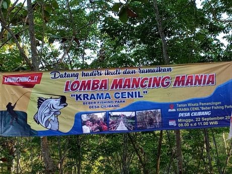 Bener Lomba Mancing Pra TMMD 106 Kodim Cilacap Sudah Terpasang Sejak Pagi