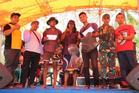 Lomba Mancing Pra TMMD 106 Kodim Cilacap, Pemancing Asal Juara 1 Wangon Banyumas