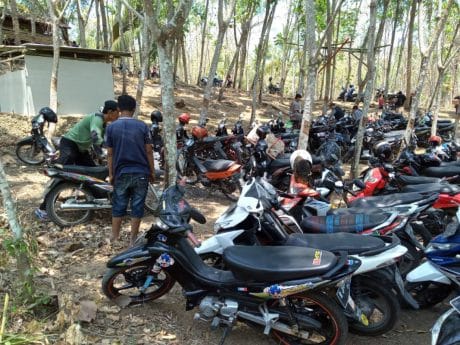 Motor Peserta dan Pengunjung Ikut Padati Lokasi Wisata Pemancingan