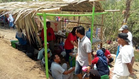 Lomba Memancing di Program Pra TMMD 106 Kodim Cilacap, Pedagang Mendapatkan Rizki