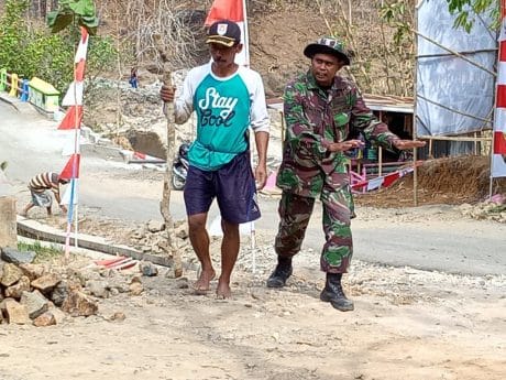 Babinsa Cilibang Fokus Arahkan Warga