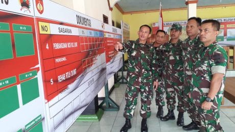 Kasdim Cilacap Cek Kesiapan Posko TMMD 106 di Desa Cilibang