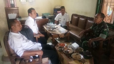 Kepala Bidang PPLD Temui Danramil 02 Jeruk Legi