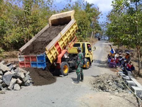 Persiapan TMMD ke- 106, Droping Material Terus Dikebut