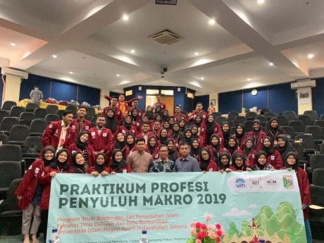 UIN Jakarata : Jurusan Bimbingan dan Penyuluhan Islam Selenggarakan Praktikum Makro