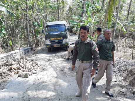 Tim Penerangan Kodim Cilacap Cek Lokasi TMMD 106, Permudah Publikasi