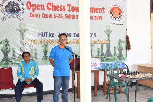 Majukan Olahraga, Korem 081/DSJ Gelar Open Chess Tournament