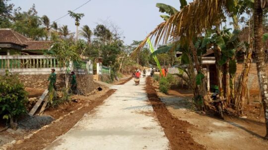 Jalan Desa Kedungsalam berubah jadi Bagus