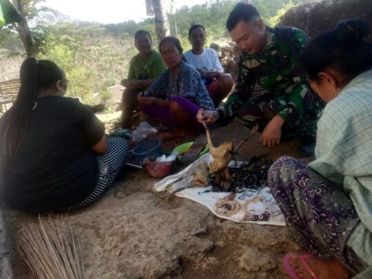 KEBERSAMAAN WARGA SUDAH MELEKAT BERSAMA SATGAS TMMD 106 DONOMULYO